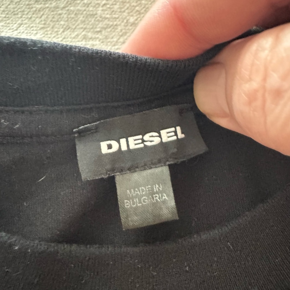 Diesel Men’s  Black T-shirt size M - Picture 5 of 7